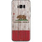 California Flag Dark Wood Galaxy S8 Plus Skin